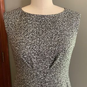 Talbot’s Size 8 kneelength Sleeveless Fully lined tweed dress